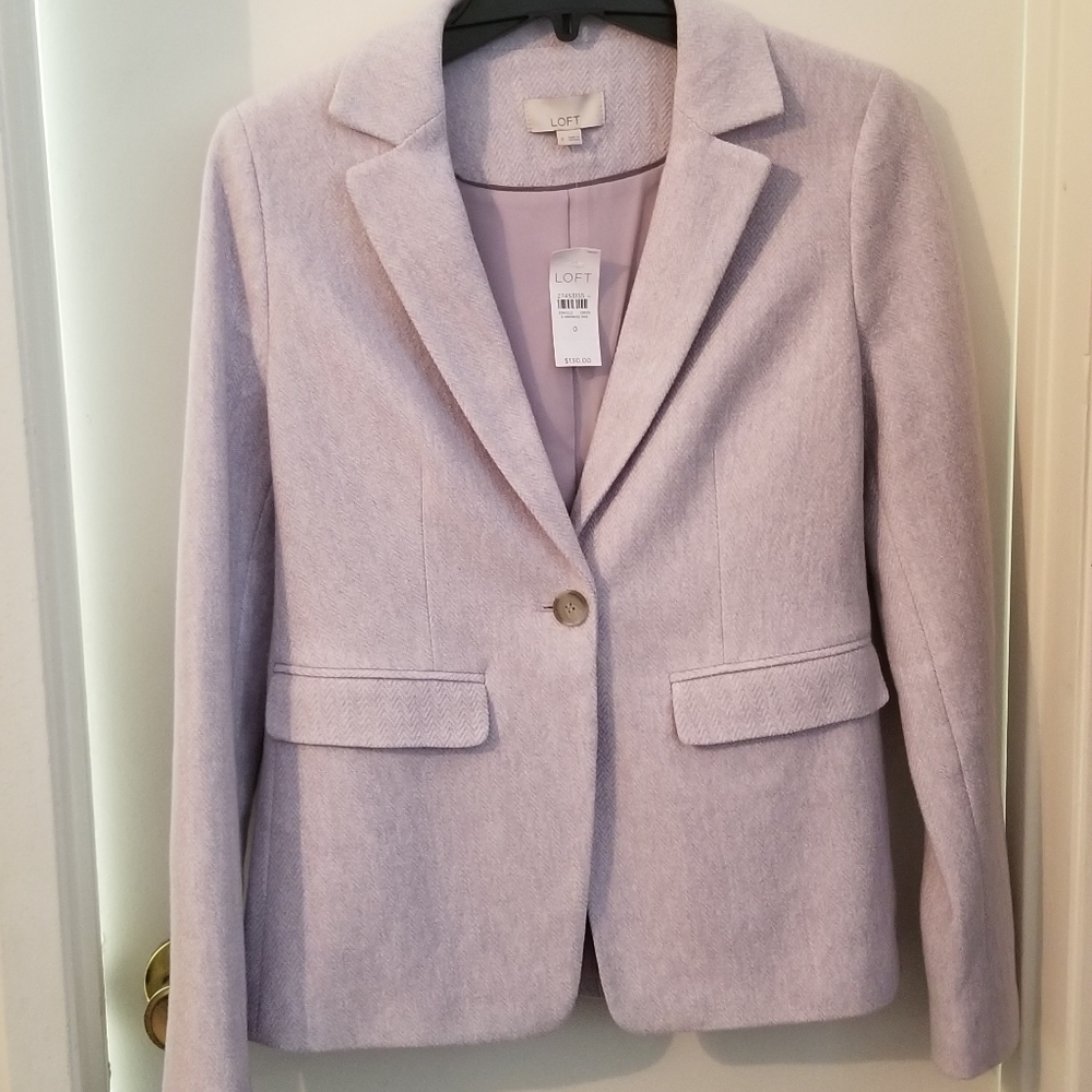 LOFT Lavendar Blazer NWT